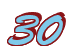 Rendering "30" using Brush Script