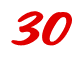 Rendering "30" using Casual Script
