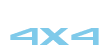 Rendering "4x4" using Alexis