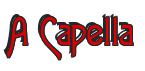 Rendering "A Capella" using Agatha