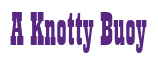 Rendering "A Knotty Buoy" using Bill Board