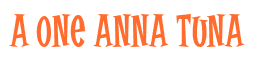 Rendering "A One Anna Tuna" using Cooper Latin