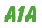 Rendering "A1A" using Balloon
