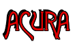 Rendering "ACURA" using Agatha