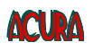 Rendering "ACURA" using Deco