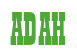Rendering "ADAH" using Bill Board