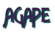 Rendering "AGAPE" using Agatha