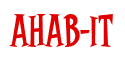 Rendering "AHAB-it" using Cooper Latin