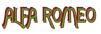 Rendering "ALFA ROMEO" using Agatha