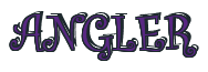 Rendering "ANGLER" using Curlz
