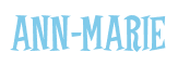 Rendering "ANN-MARIE" using Cooper Latin