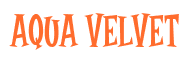 Rendering "AQUA VELVET" using Cooper Latin