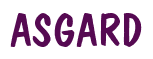 Rendering "ASGARD" using Dom Casual
