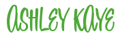 Rendering "ASHLEY KAYE" using Bean Sprout