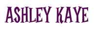 Rendering "ASHLEY KAYE" using Cooper Latin