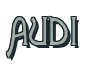 Rendering "AUDI" using Agatha
