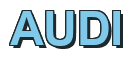 Rendering "AUDI" using Arial Bold