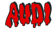 Rendering "AUDI" using Drippy Goo