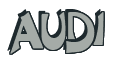 Rendering "AUDI" using Crane