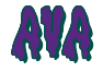 Rendering "AVA" using Drippy Goo