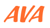 Rendering "AVA" using Casual Script