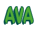 Rendering "AVA" using Callimarker