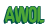 Rendering "AWOL" using Callimarker