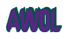 Rendering "AWOL" using Callimarker