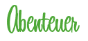 Rendering "Abenteuer" using Bean Sprout