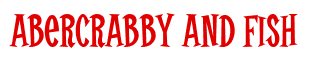 Rendering "Abercrabby and fish" using Cooper Latin