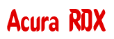 Rendering "Acura RDX" using Callimarker