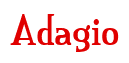 Rendering "Adagio" using Credit River