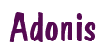 Rendering "Adonis" using Dom Casual