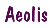 Rendering "Aeolis" using Dom Casual