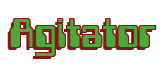 Rendering "Agitator" using Computer Font