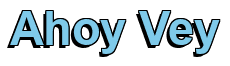 Rendering "Ahoy Vey" using Arial Bold