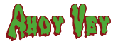 Rendering "Ahoy Vey" using Drippy Goo