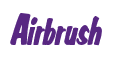 Rendering "Airbrush" using Big Nib