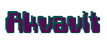Rendering "Akvavit" using Computer Font