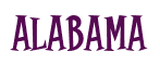 Rendering "Alabama" using Cooper Latin