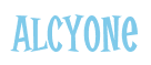 Rendering "Alcyone" using Cooper Latin