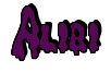 Rendering "Alibi" using Drippy Goo
