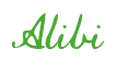 Rendering "Alibi" using Commercial Script