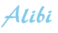 Rendering "Alibi" using Brush