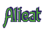 Rendering "Alicat" using Agatha