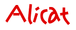 Rendering "Alicat" using Amazon