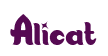 Rendering "Alicat" using Candy Store