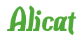 Rendering "Alicat" using Color Bar