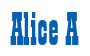 Rendering "Alice A" using Bill Board