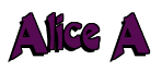 Rendering "Alice A" using Crane